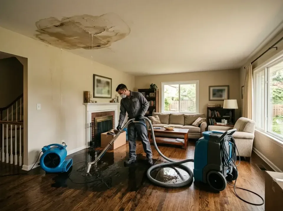 attic-pipe-burst-ceiling-drip-008 — frequently asked questions, Water Damage Restoration & Carpet Care in Stafford Springs,…